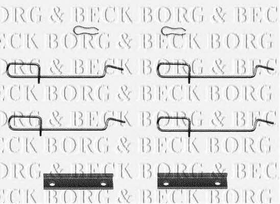 Borg & beck BBK1119 Mounting kit brake pads BBK1119
