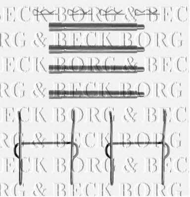 Borg & beck BBK1120 Mounting kit brake pads BBK1120