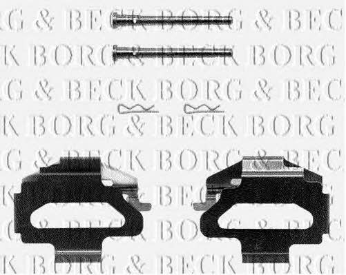 Borg & beck BBK1125 Mounting kit brake pads BBK1125