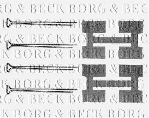 Borg & beck BBK1134 Mounting kit brake pads BBK1134
