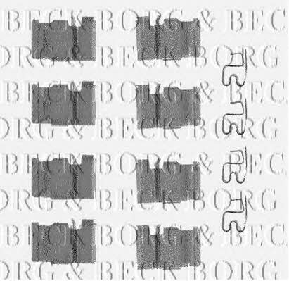 Borg & beck BBK1165 Mounting kit brake pads BBK1165