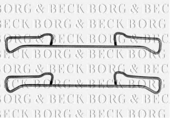 Borg & beck BBK1178 Mounting kit brake pads BBK1178