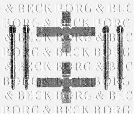 Borg & beck BBK1193 Mounting kit brake pads BBK1193