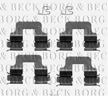 Borg & beck BBK1202 Mounting kit brake pads BBK1202