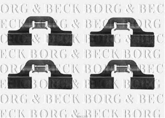 Borg & beck BBK1203 Mounting kit brake pads BBK1203