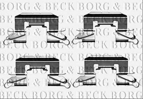 Borg & beck BBK1212 Mounting kit brake pads BBK1212