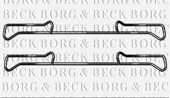 Borg & beck BBK1219 Mounting kit brake pads BBK1219