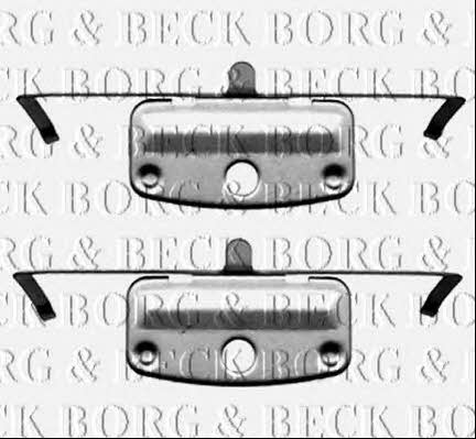 Borg & beck BBK1236 Mounting kit brake pads BBK1236