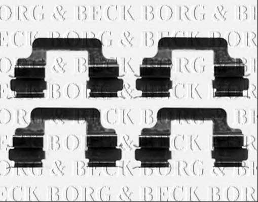 Borg & beck BBK1241 Mounting kit brake pads BBK1241