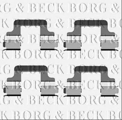 Borg & beck BBK1254 Mounting kit brake pads BBK1254