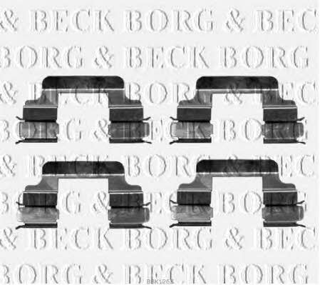 Borg & beck BBK1263 Mounting kit brake pads BBK1263