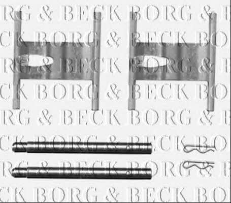 Borg & beck BBK1327 Mounting kit brake pads BBK1327