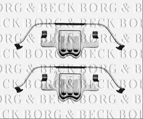 Borg & beck BBK1381 Mounting kit brake pads BBK1381