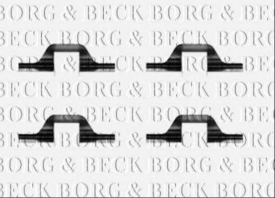Borg & beck BBK1392 Mounting kit brake pads BBK1392