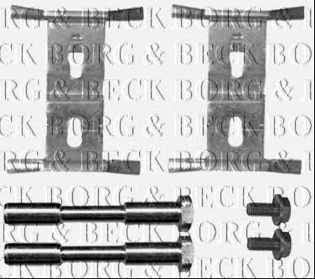 Borg & beck BBK1419 Mounting kit brake pads BBK1419
