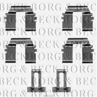 Borg & beck BBK1476 Mounting kit brake pads BBK1476