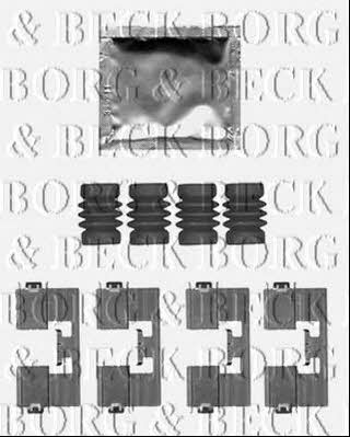 Borg & beck BBK1504 Mounting kit brake pads BBK1504