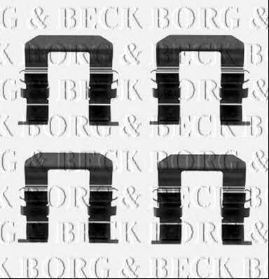 Borg & beck BBK1538 Mounting kit brake pads BBK1538
