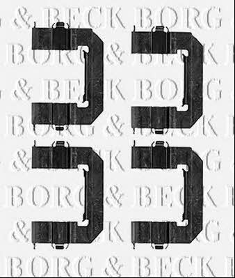 Borg & beck BBK1547 Mounting kit brake pads BBK1547