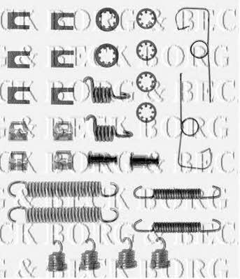 Borg & beck BBK6088 Mounting kit brake pads BBK6088