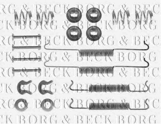 Borg & beck BBK6120 Mounting kit brake pads BBK6120