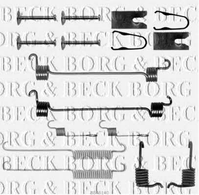 Borg & beck BBK6140 Mounting kit brake pads BBK6140