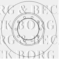 Borg & beck BBD4566 Rear brake disc, non-ventilated BBD4566