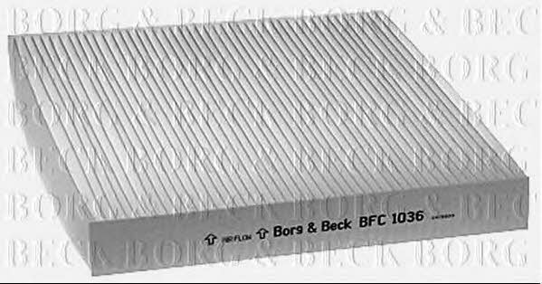 Borg & beck BFC1036 Filter, interior air BFC1036