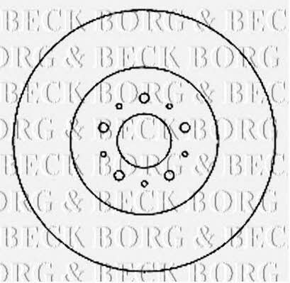 Borg & beck BBD4680 Rear ventilated brake disc BBD4680