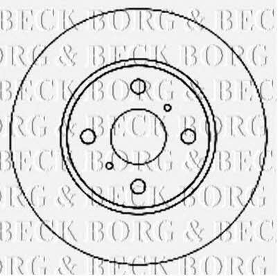 Borg & beck BBD4740 Front brake disc ventilated BBD4740