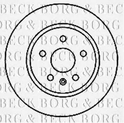 Borg & beck BBD4766 Rear ventilated brake disc BBD4766