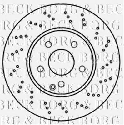 Borg & beck BBD4800 Front brake disc ventilated BBD4800