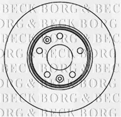 Borg & beck BBD5163 Front brake disc ventilated BBD5163