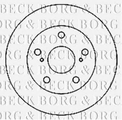 Borg & beck BBD5177 Front brake disc ventilated BBD5177