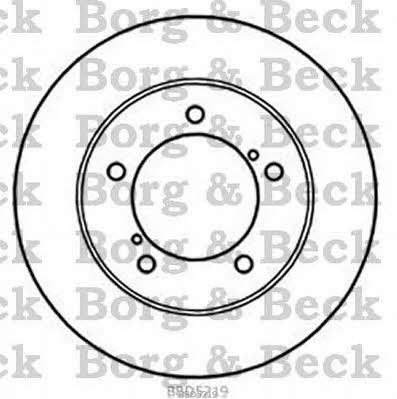 Borg & beck BBD5219 Front brake disc ventilated BBD5219