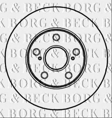 Borg & beck BBD5279 Front brake disc ventilated BBD5279