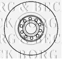 Borg & beck BBD5730S Front brake disc ventilated BBD5730S