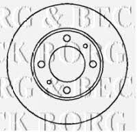 Borg & beck BBD5882S Rear ventilated brake disc BBD5882S