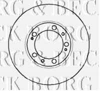 Borg & beck BBD5885S Front brake disc ventilated BBD5885S