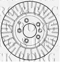 Borg & beck BBD5926S Rear ventilated brake disc BBD5926S