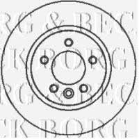 Borg & beck BBD5931S Front brake disc ventilated BBD5931S