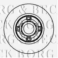 Borg & beck BBD5936S Rear brake disc, non-ventilated BBD5936S