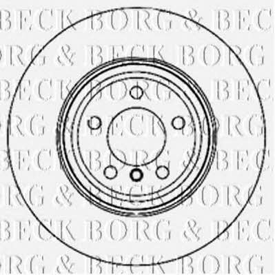 Borg & beck BBD5938S Front brake disc ventilated BBD5938S