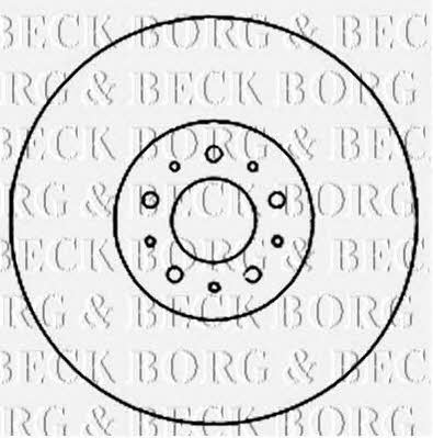 Borg & beck BBD5945S Front brake disc ventilated BBD5945S