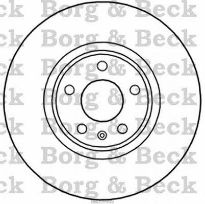 Borg & beck BBD5990S Front brake disc ventilated BBD5990S