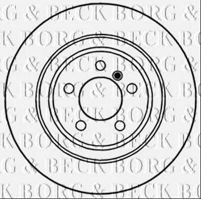 Borg & beck BBD5997S Front brake disc ventilated BBD5997S