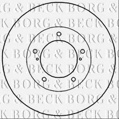 Borg & beck BBD6003S Front brake disc ventilated BBD6003S
