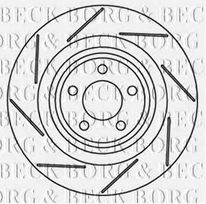 Borg & beck BBD6007S Brake disc BBD6007S