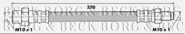 Borg & beck BBH6378 Brake Hose BBH6378