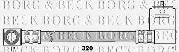 Borg & beck BBH6933 Brake Hose BBH6933